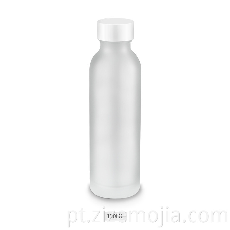 Recém-chegado frasco de loção cosmética de vidro 50ml 100ml 150ml